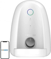 intelligens automata etető kutyáknak és macskáknak Wi‑Fi-vel DOGNESS mini, fehér