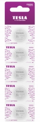 TESLA CR2032 B5 3,0V Li/MnO2 LÍTIUM ELEM 5 DB-OS CSOMAG