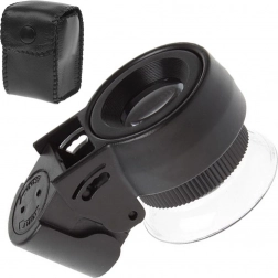 Zsebékszerész nagyító 45x LED és UV világítással