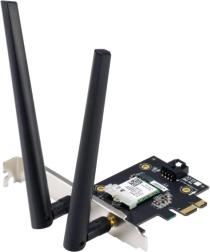 PCIe Wi‑Fi kártya ASUS PCE‑AX1800 Bluetooth 5.2‑vel