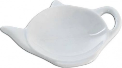 Fehér porcelán teafilter-tartó MONA