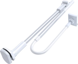 Baseus rugalmas telefon- és tabletartó klipsszel – ezüst