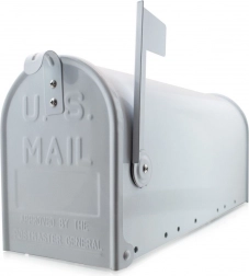 Amerikai postaláda zászlóval – fehér, klasszikus dizájn