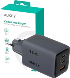 Aukey Gyors Töltő Comet Mix 3 három USB-vel 100W