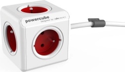 PowerCube Extended túlfeszültségvédett hosszabbító 1,5 m – piros