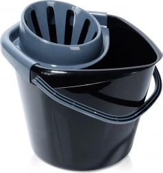 Műanyag felmosóvödör csavaróval, 14 l