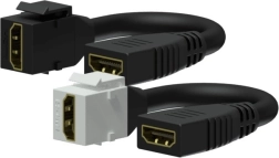 Keystone adapter HDMI A aljzat – HDMI A aljzat Modul kábelen, fehér – VCK450/W