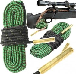 Csőtisztító zsinór integrált sárgaréz kefékkel 5.56/.223/.22