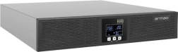 ARMAC on‑line szünetmentes tápegység (UPS) 1000 VA, rackbe szerelhető, 4× IEC C13, USB‑B, LCD, fémház