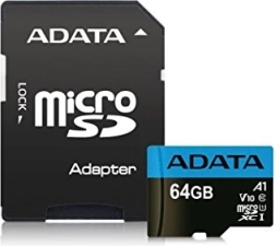 ADATA Premier MicroSDXC 64GB Memóriakártya