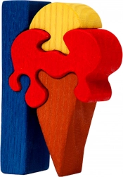 Fauna ábécé – I betű fagylalt fa kirakó