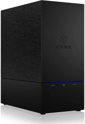 ICY BOX külső ház 2× 3,5" HDD-hez RAID-del és USB 3.0-val