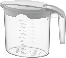 Műanyag kancsó tetővel 1 l