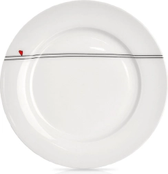 Porcelán desszertes tányér szívecskével, 19 cm