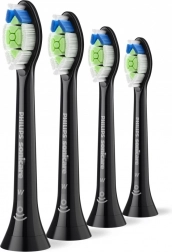 Philips Sonicare Optimal White – pótfejek, 4 db, fekete