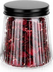 Üveg tárolóedény szóródó élelmiszerekhez, fedővel, 700 ml