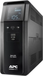 Szünetmentes tápegység APC Back‑UPS Pro 1200VA (720 W) AVR-rel és LCD-vel, 6× C13