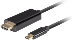 USB‑C–HDMI kábel, 4K 60 Hz, 3 m, fekete