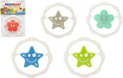 Színes csillag vagy virág alakú baba csörgő