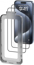 Vention edzett üveg iPhone 15-höz applikátorral