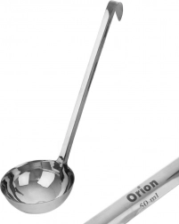 Acél merőkanál 45 ml, 26 cm