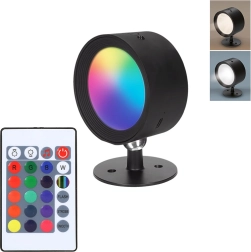 Solight tölthető LED RGB fali lámpa távirányítóval