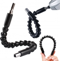 Hajlítható bit toldó fúrógépekhez és csavarozókhoz, 30 cm