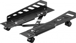 Számítógép processzor állvány max. 25 kg kerekekkel NanoRS RS480 Black