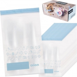 Élelmiszerhez való cipzáras tasakok 20 × 12 cm, 25 db