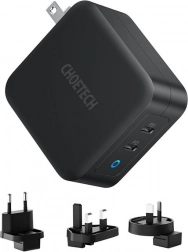 choetech 100w gan duál usb‑c pd hálózati töltő