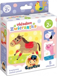 CzuCzu Puzzle Állatkák Kirakása - 5 Készlet