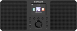 Sencor internetes rádió 2x10W teljesítménnyel, Wi‑Fi, FM, DAB+, USB és LCD kijelző