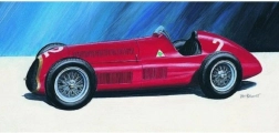 Alfa Romeo Alfetta 1950 autómodell