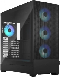 PC ház RGB világítással és átlátszó oldallappal