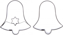 Cukorkiszúró készlet, harang alakú, rozsdamentes acél, 4,6 cm, 2 db