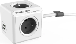 PowerCube Extended USB hosszabbító aljzat, 1,5 m, szürke