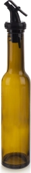 210 ml-es üveg olaj- és ecetes palack adagolóval