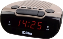 PLL tunerrel felszerelt rádiós ébresztőóra fekete/khaki