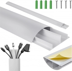 Ezüst alumínium kábelburkolat szett