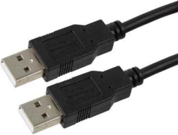 Fekete USB kábel AM-AM 1,8m