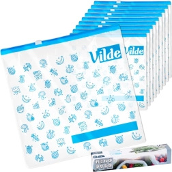 Vilde visszazárható élelmiszertasakok 27 × 26 cm, 10 db