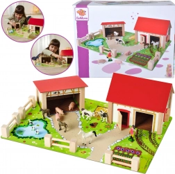 Eichhorn nagy fa farm figurákkal, 25 darab