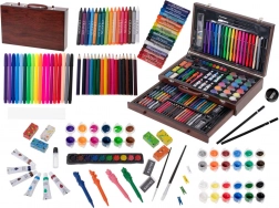 123 részes művészeti készlet fából