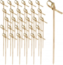 Bambusz fogvájók falatkákhoz, 10 cm, 30 db