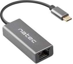 Natec Cricket USB‑C gigabites hálózati kártya RJ‑45