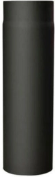 Füstcső nyílással 120 mm, 250 mm hossz, fekete