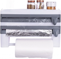 Fali 3 az 1-ben fólia- és papírtörlő‑adagoló