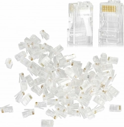 RJ45 hálózati csatlakozók – 100 db csomag