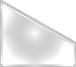 Öntapadós, ferde kivágású A4-es zseb, közepes, 6 db