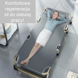 Összecsukható utazóágy premium 75 cm – szürke